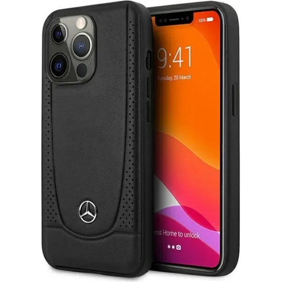 Mercedes MEHCP15XARMBK iPhone 15 Pro Max 6.7 black/black hardcase Leather Urban - (Mer007840-0)