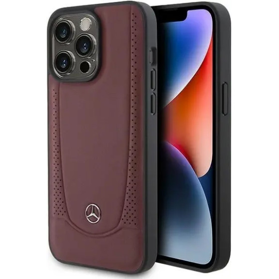 Mercedes MEHCP15XARMRE iPhone 15 Pro Max 6.7 red/red hardcase Leather Urban Bengale - (Mer007836-0)