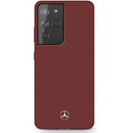 Mercedes MEHCS21LSILRE S21 Ultra G998 czerwony/red hardcase Silicone Line - (Mer006691-0)
