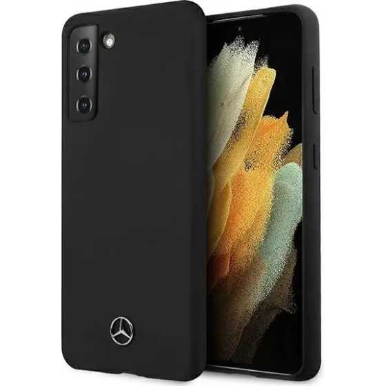 Mercedes MEHCS21MSILBK S21+ G996 czarny/black hardcase Silicone Line - (Mer006683-0)
