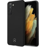 Mercedes MEHCS21SSILBK S21 G991 czarny/black hardcase Silicone Line - (Mer006682-0)