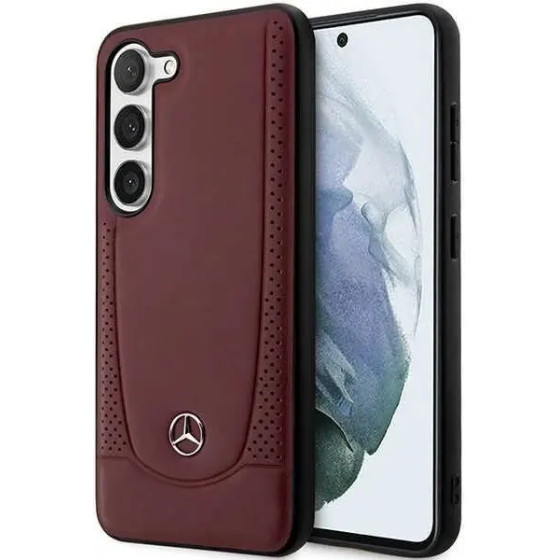 Mercedes MEHCS23MARMRE S23+ S916 red/red hardcase Leather Urban Bengale - (Mer007627-0)
