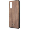 Mercedes MEHCS62VWOLB S20 G980 hard case brazowy/brown Wood Line Walnut - (Mer005863-0)