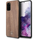 Mercedes MEHCS67VWOLB S20+ G985 hard case brazowy/brown Wood Line Walnut - (Mer005864-0)