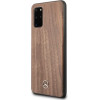 Mercedes MEHCS67VWOLB S20+ G985 hard case brazowy/brown Wood Line Walnut - (Mer005864-0)