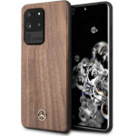 Mercedes MEHCS69VWOLB S20 Ultra G988 hard case brazowy/brown Wood Line Walnut - (Mer005865-0)
