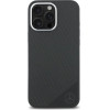 Mercedes MEHMP16L23SUGDK iPhone 16 Pro 6.3 black/black hardcase Silicone Tonal Logo Wood Pattern MagSafe - (Mer008341-0)