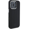 Mercedes MEHMP16L23SUVSK iPhone 16 Pro 6.3 black/black hardcase Silicone Vertical Tonal Stripes MagSafe - (Mer008342-0)