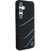 Mercedes Silicone Contrasted Curves MagSafe Case for Samsung Galaxy S25 - Black - (Mer008459-0)