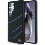 Mercedes Silicone Contrasted Curves MagSafe Case for Samsung Galaxy S25 Ultra - Black - (Mer008460-0)