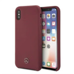 Mercedes Silicone Line iPhone X/XS Case - Red - (Mer003534-0)