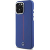 Mercedes Silicone Red Stripe MagSafe Case for iPhone 16 Pro Max - Navy Blue - (Mer008336-0)