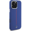 Mercedes Silicone Red Stripe MagSafe Case for iPhone 16 Pro Max - Navy Blue - (Mer008336-0)