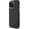 Mercedes Silicone Tonal Logo Wood Pattern MagSafe iPhone 16 Pro Max Case - Black - (Mer008335-0)