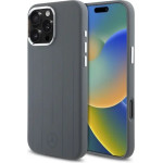 Mercedes Silicone Vertical Tonal Stripes MagSafe Case for iPhone 16 Pro Max - Gray - (Mer008339-0)