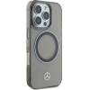 Mercedes Silver Ring MagSafe iPhone 16 Pro Case - Black - (Mer008316-0)