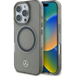 Mercedes Silver Ring MagSafe iPhone 16 Pro Max Case - Black - (Mer008323-0)