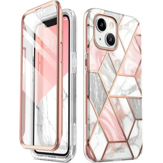 Supcase Cosmo iPhone 14 Plus Case - Pink Marble - (21805-0)