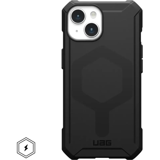 UAG Essential Armor MagSafe case for iPhone 15 - black - (IC114288114040-0)