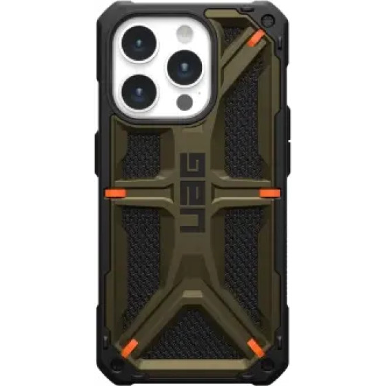 UAG Monarch case for iPhone 15 Pro - green kevlar - (IC11427811397B-0)