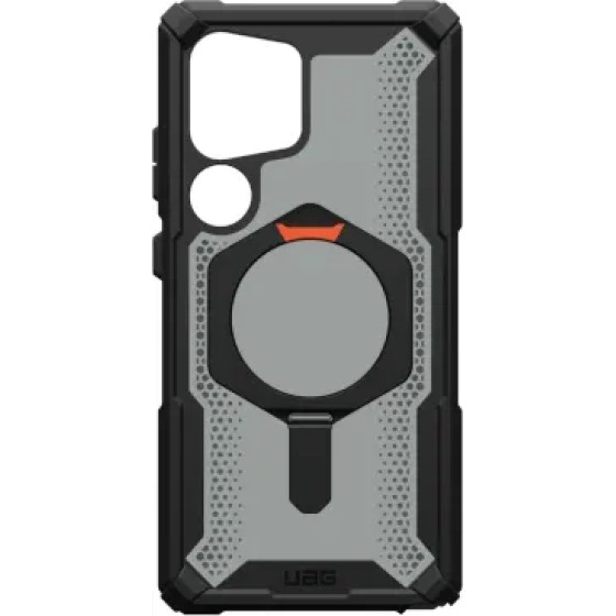 UAG Plasma XTE Magnet MagSafe Case for Samsung Galaxy S25 Ultra 5G - Black/Orange - (UAG214467114097-0)