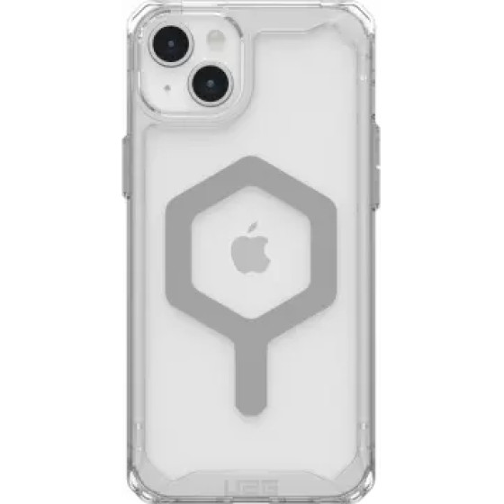 UAG Plyo MagSafe case for iPhone 15 Plus - transparent and silver - (IC114314114333-0)