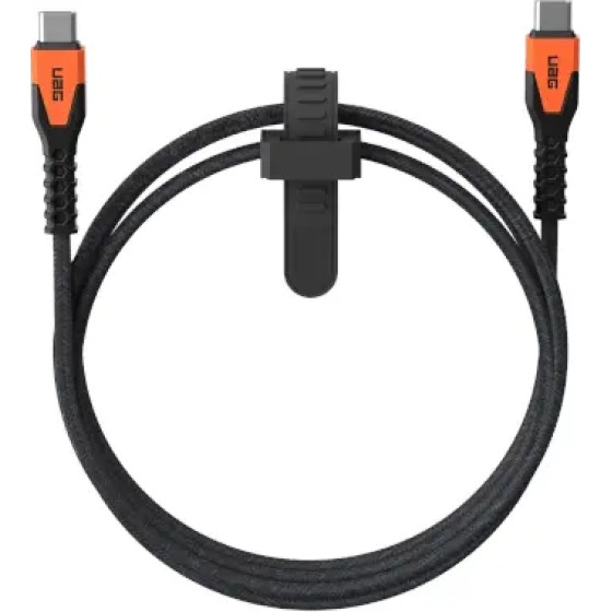 UAG Rugged Cable USB-C 60W 1.5m - Orange - (UAG9B4413114097-0)