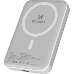 Wozinsky 10,000 mAh Magnetic Power Bank - White - (WRW349YWS)