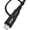 Wozinsky 4in1 cable 2x USB-C 1x USB-A 1x Lightning 60W 1 m - black - (WNBAA)