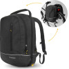 Wozinsky bicycle bag double backpack 2in1 30l black - (WBB30BK)