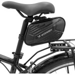 Wozinsky bicycle saddle bag waterproof 1.5l black - (WBB27BK)