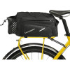 Wozinsky bike carrier bag with 9l shoulder strap (rain cover included) black - (WBB22BK)