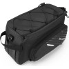 Wozinsky bike carrier bag with 9l shoulder strap (rain cover included) black - (WBB22BK)