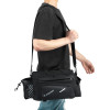 Wozinsky bike carrier bag with 9l shoulder strap (rain cover included) black - (WBB22BK)
