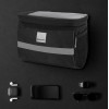 Wozinsky bike handlebar bag with phone case 2l black - (WBB12BK)