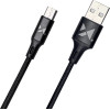 Wozinsky cable USB - microUSB 2,4A 1m black - (WUC-M1B)