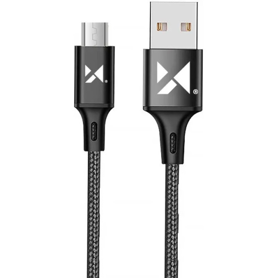 Wozinsky cable USB - microUSB 2,4A 1m black - (WUC-M1B)