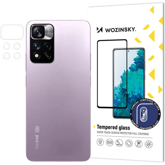 Wozinsky Camera Glass 9H Full Camera Tempered Glass for Xiaomi Redmi Note 11 Pro+ Camera - (Wozinsky Camera glass lens protection Xiaomi Poco X4 NFC 5G)