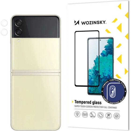 Wozinsky Camera Glass 9H Tempered Glass for All Camera Samsung Galaxy Z Flip 3 Camera - (Wozinsky Camera glass lens protection SAMSUNG Z FLIP 3)