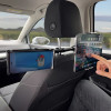 Wozinsky dual car phone holder for headrest black - (WTHBK1)