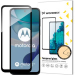Wozinsky Durable Full Glue Tempered Glass for Motorola G53 Full Screen with Frame - Black - (Wozinsky Tempered glass Full Glue Moto G53 Black)