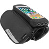 Wozinsky frame bike bag + detachable phone cover up to 6.5 ''1.5l black - (WBB7BK)