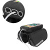 Wozinsky frame bike bag + detachable phone cover up to 6.5 ''1.5l black - (WBB7BK)