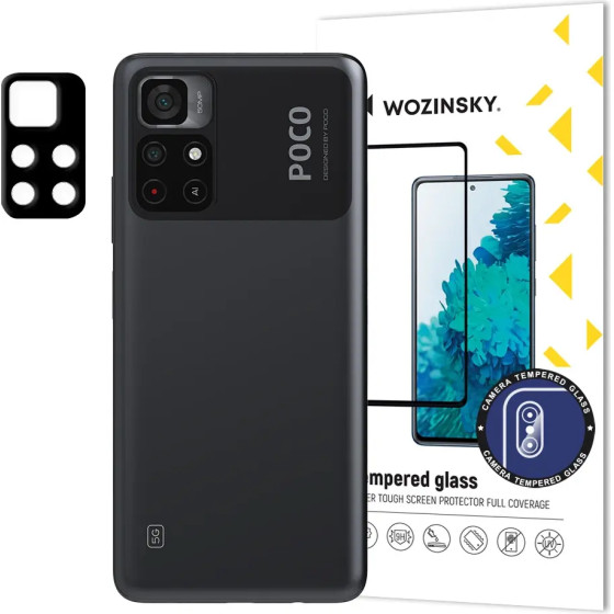 Wozinsky Full Camera Glass 9H Full Camera Tempered Glass for Xiaomi Poco M4 Pro 5G Camera - (Wozinsky Full Camera Glass POCO M4 PRO 5G)