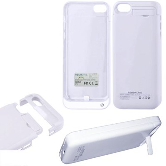 IPHONE 5C EXTERNAL (BATTERY CASE + STAND) 2200 MAH LI-POL WHITE