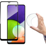 Wozinsky Full Cover Flexi Nano Glass Hybrid Screen Protector with frame for Samsung Galaxy A22 4G black - (Wozinsky Full Cover Flexi Nano Glass Samsung A22 4G)