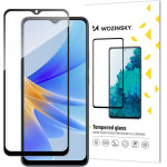 Wozinsky Full Glue Tempered Glass Tempered Glass For Oppo A17 9H Full Screen Cover With Black Frame