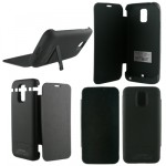 SAMSUNG G900 S5 EXTERNAL(BOOK CASE BATTERY+STAND)3200 MAH BLACK