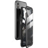 Wozinsky Full Magnetic Case Full Body Front and Back Cover with built-in glass for Samsung Galaxy A72 4G black-transparent - (Wozinsky Full Magnetic Case + Front Glass Samsung A72 4G Clear+Black)