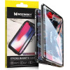 Wozinsky Full Magnetic Case Full Body Front and Back Cover with built-in glass for Vivo X60 black-transparent - (Wozinsky Full Magnetic Case + Front Glass VIVO X60 Clear+Black)